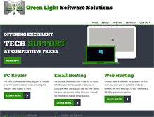 Tablet Screenshot of greenlight-software.com